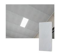 YJEUZCD Aluminio Decorativo Techo Sintió, Cubierta Paneles para Cocina Baño Sótano, Liso Interior Cocina Oficina Baño Caseta Panel Hoja(Gray-F,30pcs-30x60cm)