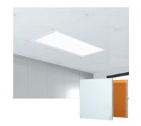 YJEUZCD Aluminio Liso Techo Azulejos, Interior Cocina Azotea Placa De Refuerzo, Oficina Sótano Decorar Cubrir Panel, Techos para Suspendido Red(White-H,10pcs-30x30cm)