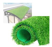 YJEUZCD Artificiales Hierba Césped, Gota De Lluvia Ruido Sonido Humedecimiento Estera, Toldo Terraza Acristalada Tejados Cobertizo Falso, Patio Trasero Sintético(100x150cm/39.4x59.1in)