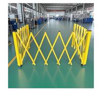 YJEUZCD Industrial En Forma De U Ampliable Metal Barricada, Flexible Seguridad Puerta, Industrial Tráfico Móvil Camino Cerca, Cochera Cortar Con Tijeras Puerta(80x100cm/31.5x39.4in)