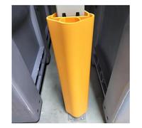 YJEUZCD Industriales Columna Protector, Alta Visibilidad Amarillo Apertura para Cuadrado Columnas, Estanterías Guardias Marco Borde Protectores, Protección(15pcs-13.6x60cm)