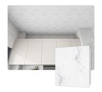 YJEUZCD Ligero Baldosas De Techo, Aluminio Interior Decorativo Hoja, Cocina Baño Cubierta Paneles, Comercial Oficina Lavable Cubierta Paneles(Gray-A,30pcs-30x30cm)