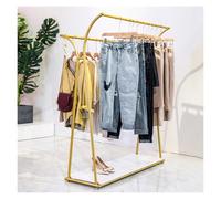 YJEUZCD Metales Prenda Estante, Ropa Ropa Estantes para Colgando Ropa, Dormitorio Cuarto De Lavado Venta Al por Menor Tienda De Pie Armario(59x15.7x59in)