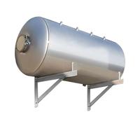 YJEUZCD Pared Agua De Pozo Presión Depósito Acero Inoxidable Agua Almacenamiento con Puerto De Limpieza, Agua Suministro Contenedor, Inicio Agua Depósito(15.7x27.5in(100L/26.4Gal))