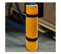 YJEUZCD PEAD Industriales Palet Estante Marco Guardia, Garajes Pared Protectora Esquina Muro De Guardia, Bolardo Guardia Portada para Cuadrado Columnas(20pcs-10x50cm)