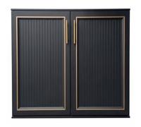 YJEUZCD Puerta Armario Aluminio para Fregadero Exterior Sin Taladro(110x75cm)