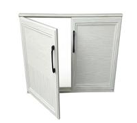 YJEUZCD Puertas De Armario De Aluminio Efecto Madera(65x55cm)