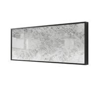 YJEUZCD Separador Comercial De Restaurante, Vidrio Templado Armado Doble Capa Inastillable, Media Pared para Comedor Y Cafetería(100x30cm)