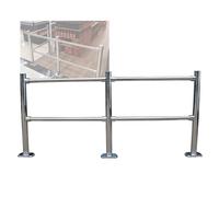 YJEUZCD Supermercado Entrada Valla, Metales Columpio Puerta, Cajero Importar Exportar Combinación Seguridad Puerta, Almacén Tienda Ampliable Barricada, Automático Cierre(Silver-A,70.8in/180cm)