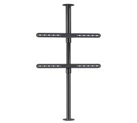 YJEUZCD TV Montar Voltear Abajo, Rotación De 360° Ajustable Soporte, Montaje TV Base para De 37 A 55 Pulgadas Pantallas, Colgante Mirador Televisor Girar Montar(109~134cm)