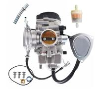 YJGZSVK Carburador para Yamaha Big Bear 250 YFM250B 2007-2009 ATV Grizzly 350 2007-2014 ATV Bruin 250 2005-2006 ATV Kodiak 400 2000-2006 ATV Wolverine sustituye al número de pieza 1P0-E4. 101-101 0-00