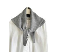 YJHLY Bufanda Bufanda Triangular De Punto Bufanda De Punto Pañuelo De Cabeza Femenino Bufanda De Punto Térmica Multifuncional Bufanda De Punto-Gray