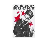 YJHXYCCS ASAP Rocky Famous Singer - Póster decorativo de la serie de portadas de álbumes musicales de cantante famoso, arte de pared, pintura decorativa para dormitorio, 60 x 90 cm, estilo sin marco