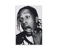 YJHXYCCS ASAP Rocky Famous Singer - Póster decorativo de la serie de portadas de álbumes musicales de cantante famoso, arte de pared, póster decorativo para dormitorio, 40 x 60 cm, estilo sin marco