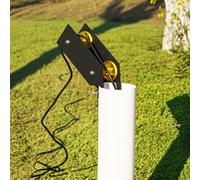 YJINGRUI Herramienta de ayuda para tirar e instalar bomba de pozo de agua y rodillos de cable, ayuda a tirar o colocar, protege tuberías y cables de poliéster/flexibles, no necesita maquinaria