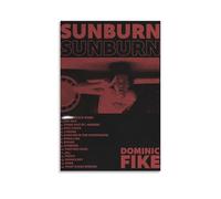 YJJECP Dominic Fike Sunburn - Pósteres decorativos impermeables y modernos para el hogar, para el lugar de trabajo, arte de pared para el hogar, fácil de instalar, estilo sin marco, 40 x 60 cm