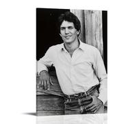 YJJECP George StraitWall - Pósteres decorativos impermeables y modernos, impresión para el hogar, lugar de trabajo, arte de pared para el hogar, fácil de instalar, estilo marco, 50 x 75 cm