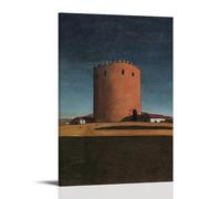 YJJECP Giorgio De ChiricoPóster decorativo de pared, impermeable, moderno, impresión para el hogar, lugar de trabajo, arte de pared para el hogar, fácil de instalar, estilo marco, 30 x 45 cm