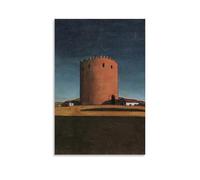 YJJECP Giorgio De ChiricoPóster decorativo impermeable moderno para el hogar, lugar de trabajo, arte de pared para el hogar, fácil de instalar, estilo sin marco, 60 x 90 cm