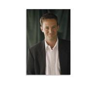 YJJECP Matthew Perry- Pósteres decorativos impermeables y modernos, impresión para el hogar, lugar de trabajo, arte de pared para el hogar, fácil de instalar, estilo sin marco, 20 x 30 cm