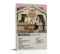 YJJECP Mora Microdosis - Pósteres de decoración de pared, impermeables, modernos, impresión para el hogar, lugar de trabajo, arte de pared para el hogar, fácil de instalar, estilo marco, 20 x 30 cm