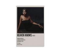 YJJECP PinkPantheress Heaven Knows- Pósteres de decoración de pared, impermeables, modernos, impresión para el hogar, lugar de trabajo, arte de pared para el hogar, fácil de instalar, estilo sin marco