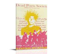 YJJECP Póster de Dead Poets Society para decoración de pared, impermeable, moderno, impresión para el hogar, lugar de trabajo, arte de pared para el hogar, fácil de instalar, estilo marco, 40 x 60 cm