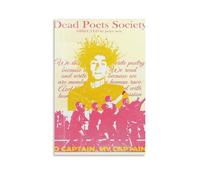 YJJECP Póster de Dead Poets Society para decoración de pared, impermeable, moderno, impresión para el hogar, lugar de trabajo, arte de pared para el hogar, fácil de instalar, estilo sin marco, 20 x 30