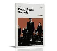 YJJECP Póster de Dead Poets Society para decoración de pared, impermeable, moderno, impresión para el hogar, lugar de trabajo, arte de pared para el hogar, fácil de instalar, estilo marco, 30 x 45 cm
