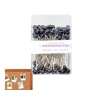 Yjkedfh Alfileres de Costura para Ropa,Alfileres de Costura con Cabeza esférica - Alfileres para acolchar para modista | Alfileres de Acolchado nacarados de posicionamiento Colorido con Cabezas de