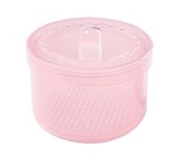 Yjkedfh Caja de herramientas para uñas, compartimento de limpieza con doble filtro, bandeja de limpieza portátil de doble filtro para accesorios del hogar, estación de manicura, viajes, pinzas de