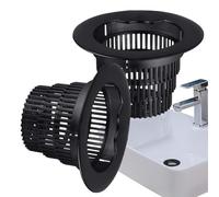 Yjkedfh Colador de Desagüe - Enchufe Retráctil de Drenaje Rápido 2 Piezas,Cesta Colador Fregadero Tapón Drenaje | para Pelo Suciedad Hogar Baño Ducha Apartamento Restaurante Residencia