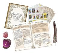 Yjkedfh Cuaderno de Tarot - Cuaderno Rayado para Principiantes con Líneas para Registro de Tiradas,Libro Estético para Práctica Diaria Ritual Energía Adivinación Lectura Mujeres Astrología Meditación