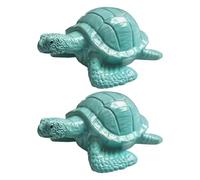 Yjkedfh de Inodoro, 2 Piezas Accesorios de baño en Forma de Tortuga | Decorativas de Resina para Tornillos de Inodoro | para Piezas de Repuesto en el baño, Ducha, Tanque de Basura