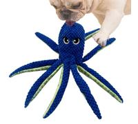 Yjkedfh Juguete de peluche con chirrido para perros - Juguete en forma de para mascotas | Juego para cachorros con muñeca masticable | Para manejo del estrés, ejercicio, tira y afloja