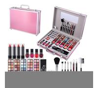 Yjkedfh Kit Completo De Maquillaje Con Todos Los Elementos, Set de Cosméticos de Inicio de Belleza, Kit De Cosmeticos De Belleza De Larga Duración Para Mujeres Y Chicas Adolescentes Principiantes