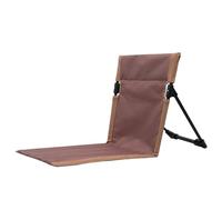 Yjkedfh Silla de playa portátil | Silla de playa ligera | Silla de camping camping cojín con respaldo - 600D tela Oxford Esterilla de playa para camping, pesca, barbacoa, senderismo