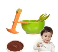 Yjkedfh Trituradora de Alimentos | Con Cuchara Y Tenedor Con Antiquemaduras Y Utensilios Antideslizantes - Machacador De Patatas, Puré De Verduras Fabricante,para verduras, pescado, patata, jengibre y