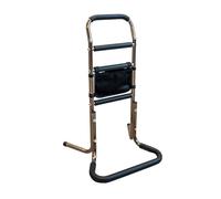 YJKKZQLB Barra de apoyo para cama y asa de agarre ajustable en altura, soporte de silla para personas mayores con bolsillo de almacenamiento, barra de agarre de elevación de silla, soporte seguro