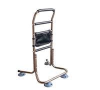 YJKKZQLB Soporte de silla para personas mayores con bolsillo de almacenamiento, bastón de altura ajustable, rieles de cama para ancianos sentados para pararse, ayudas de movilidad portátiles, barra de