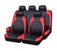 YJPHR Coche Fundas Asientos para Seat Ibiza 2006 2007 2008, Respirable Cuero Completo Juegos Cubreasientos Delanteros Y Traseros Interior Accesorios,E