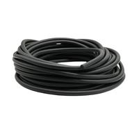 YJQHODY 1 tira redonda de calafateo de nitrilo negro sólido, cordones de caucho de sellado NBR fáciles de procesar(5M*8MM)