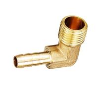 YJQHODY Accesorio de codo con rosca BSP, conector de púas Pagoda for sistemas de riego de agua, proporciona un ajuste seguro, 1 pieza(10MM*1/2INCH)