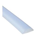 YJQHODY Cable de silicona sólido de alta temperatura en forma de D, tira de sellado autoadhesiva con cabeza en D for cocina, 1 pieza(18MM*6MM*1METER)