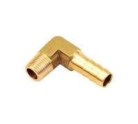 YJQHODY Conector de manguera de latón, adaptador de rosca BSP de púas estilo pagoda for líneas de aire y agua de precisión.(10MM*1/8INCH)