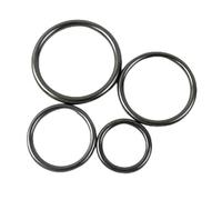YJQHODY Hebilla de conexión Hebilla de anillo redondo Metal, 10 Uds., for cierre ajuste, correa, llavero, anillos, conector, gancho, accesorios Hardware DIY(GunBlack,35mm)