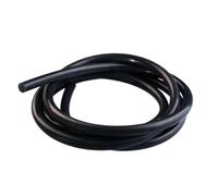YJQHODY Junta tórica de silicona con cordón de goma, tiras de sellado de moldura de goma negra de alta durabilidad, 1 pieza(2METERS*7MM)