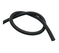 YJQHODY Tira de junta de caucho de nitrilo negro, junta tórica sólida, cordón de caucho NBR for equipos electrónicos, 1 pieza(2M*5.7MM)