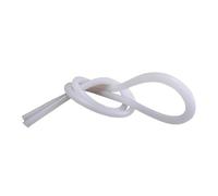 YJQHODY Tiras de sellado de juntas de goma, cordón de sellado sólido largo de caucho de silicona, resistente a la intemperie, 1 pieza(4mmX5m)