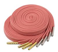 YJRVFINE 2 pares de zapatos planos gruesos de color sólido para zapatillas con puntas de metal, 15 sandías rojas: 1 par dorado y 1 par de puntas plateadas, 39 inches(100CM)
